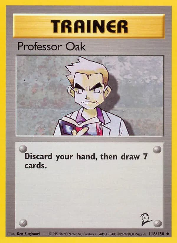 Professor Oak #116 — Base Set 2