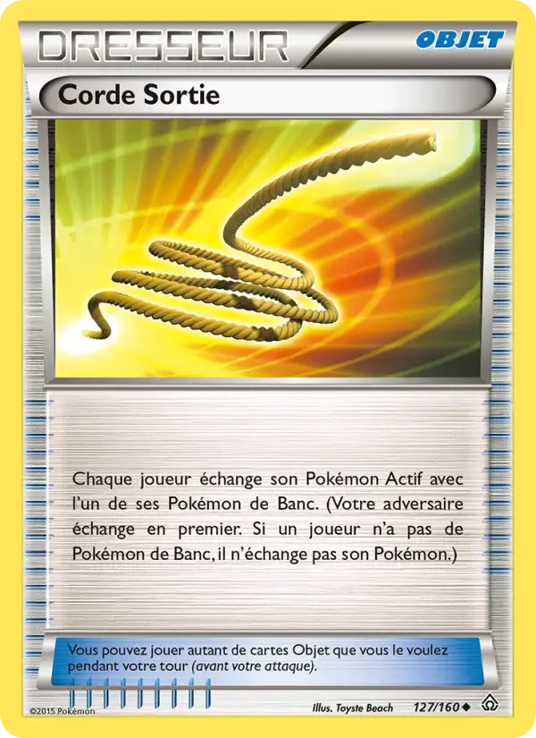 Carte Pokémon Corde Sortie #127 — Primo-Choc