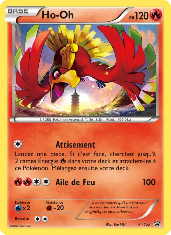 Carte Pokémon Ho-Oh #XY153 — Promos X&Y