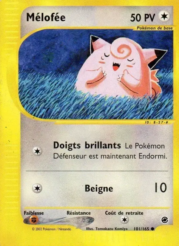 Carte Pokémon Mélofée #101 — Expédition