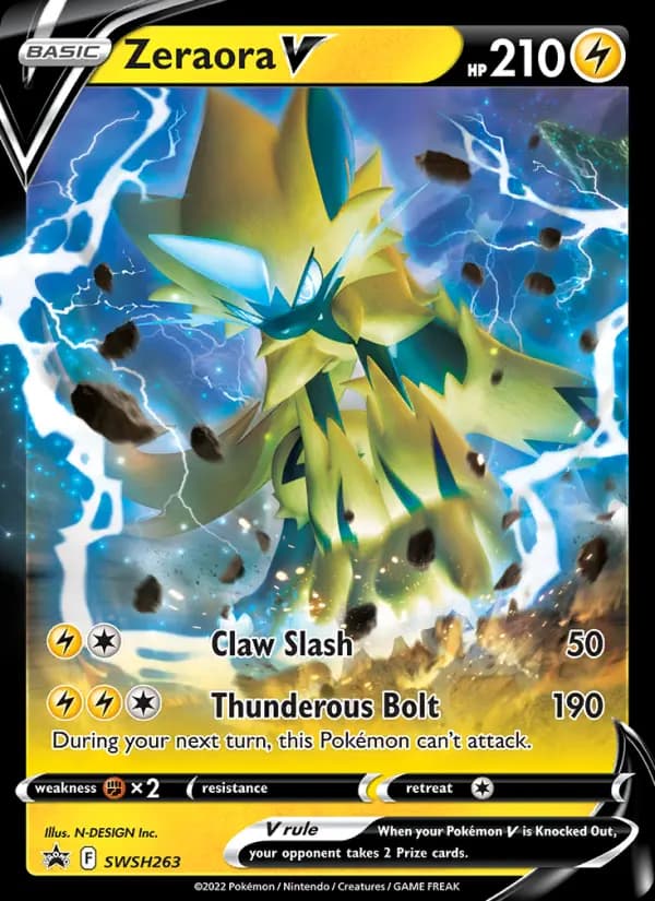 Zeraora V #SWSH263 — Sword & Shield Promos