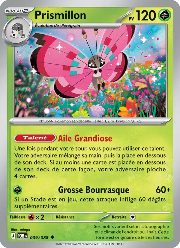 Carte Pokémon Prismillon #009 — Équilibre Parfait
