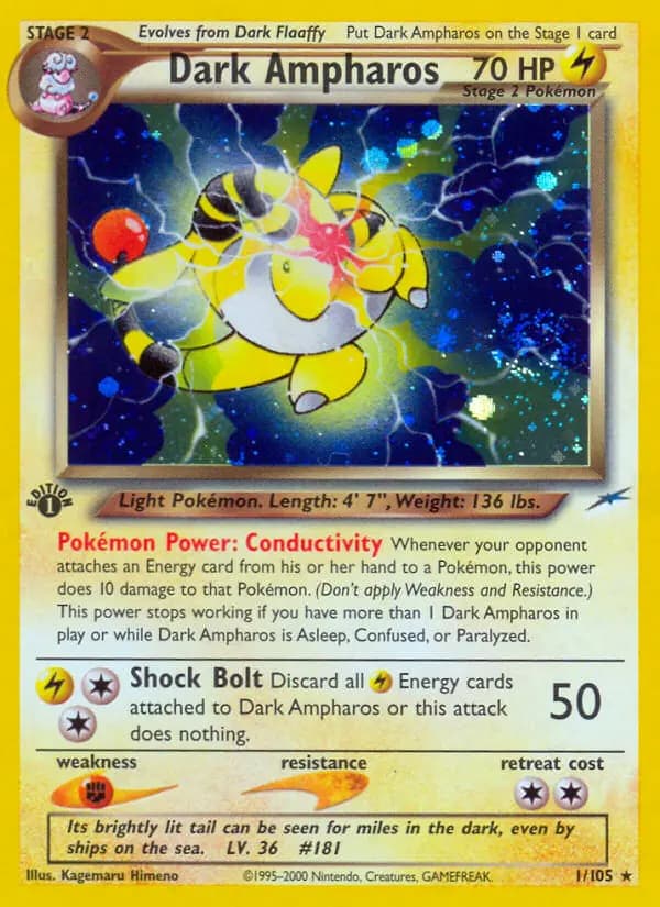 Dark Ampharos #1 — Neo Destiny