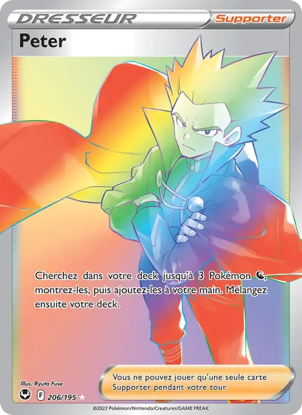 Carte Pokémon Peter #206 — Tempête Argentée