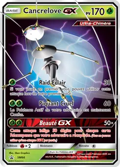 Carte Pokémon Cancrelove GX #SM66 — Promos Soleil et Lune