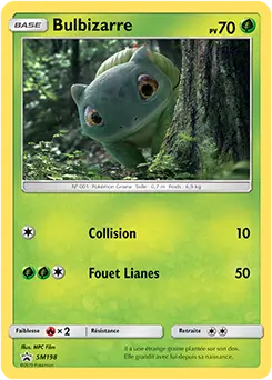 Carte Pokémon Bulbizarre #SM198 — Promos Soleil et Lune