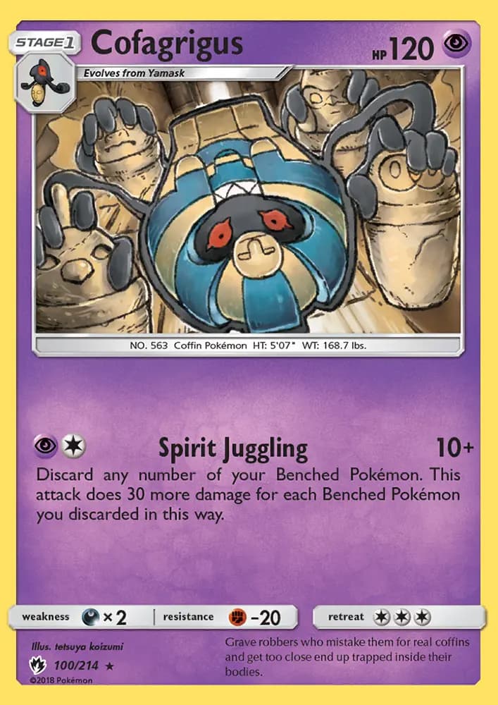 Cofagrigus #100 — Lost Thunder