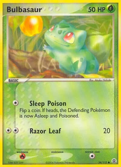 Bulbasaur #54 — FireRed & LeafGreen