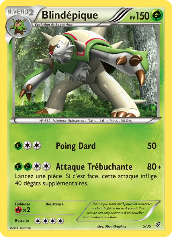 Carte Pokémon Blindépique #5 — Bienvenue à Kalos