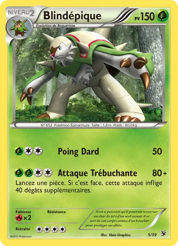 Carte Pokémon Blindépique #5 — Bienvenue à Kalos