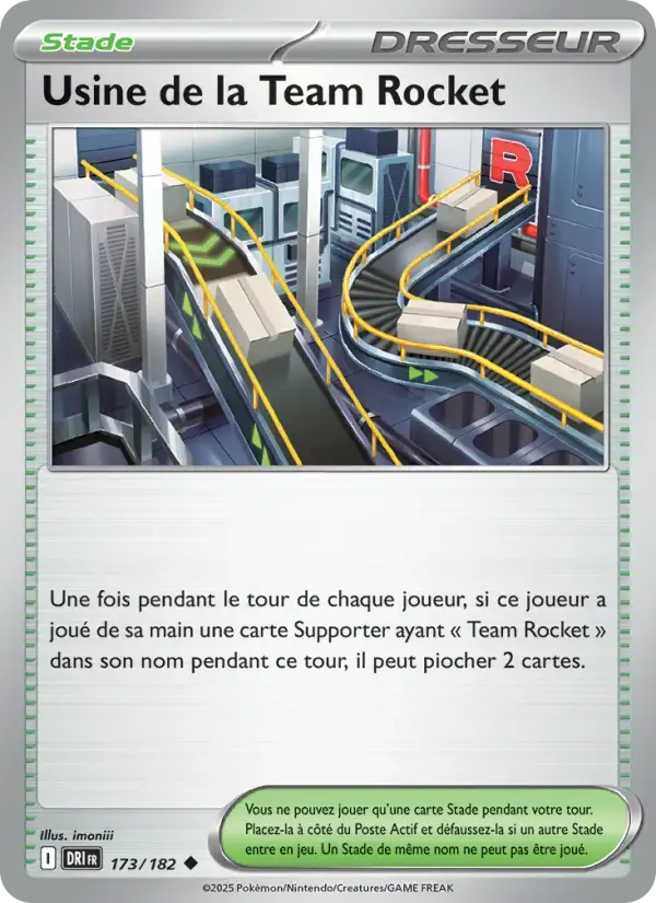 Carte Pokémon Usine de la Team Rocket #173 — Rivalités Destinées