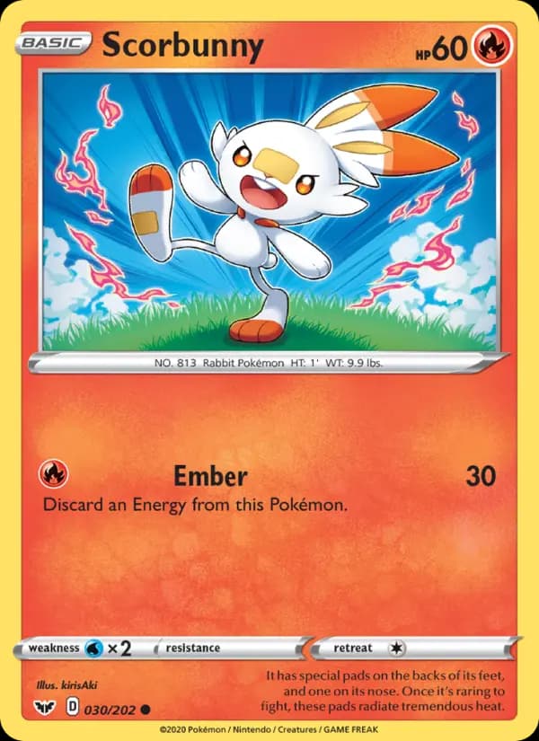 Scorbunny #30 — Sword & Shield