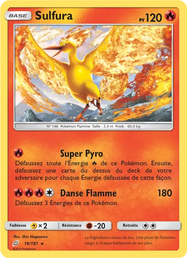 Carte Pokémon Sulfura #19 — Duo de Choc