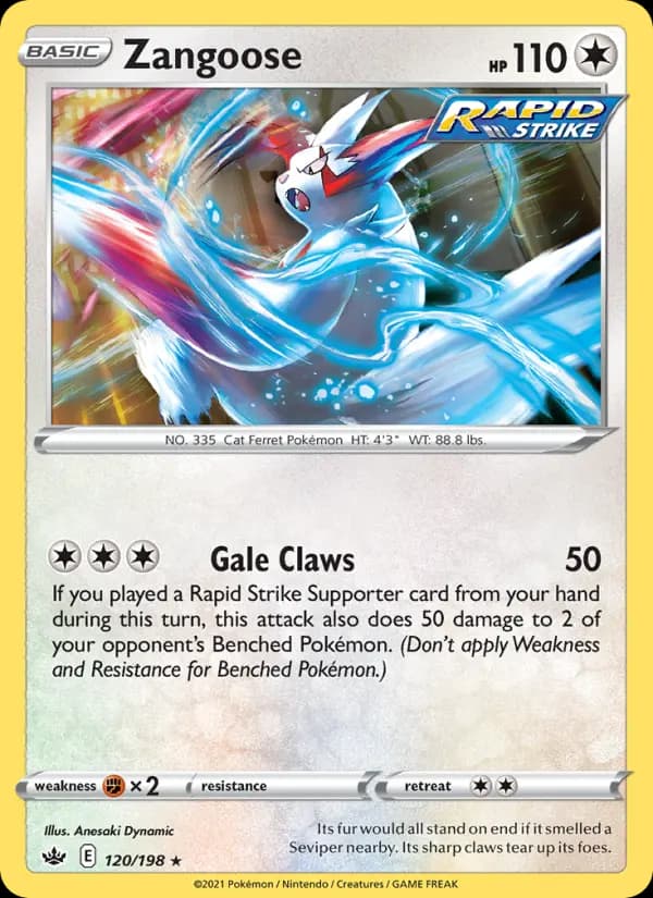Zangoose #120 — Chilling Reign