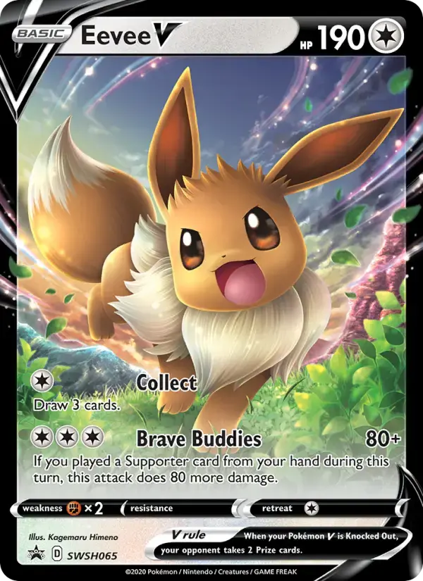 Eevee V #SWSH065 — Sword & Shield Promos
