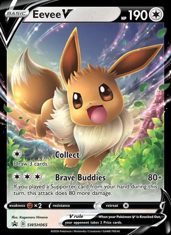 Eevee V #SWSH065 — Sword & Shield Promos