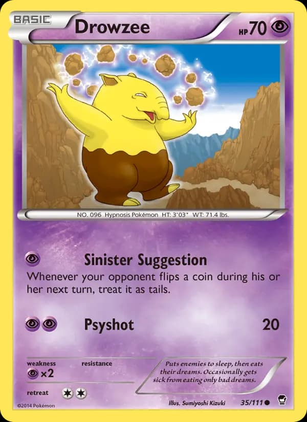 Drowzee #35 — Furious Fists