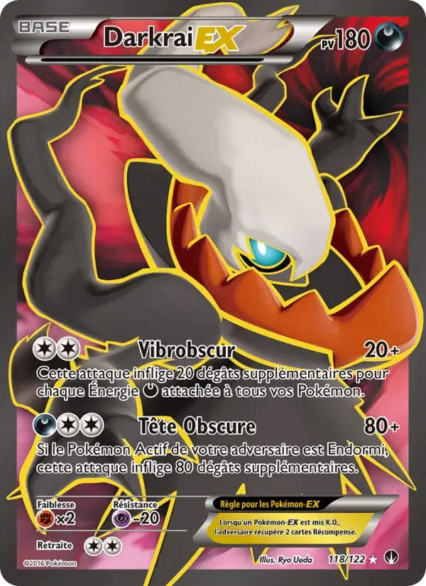 Carte Pokémon Darkrai EX #118 — Rupture Turbo