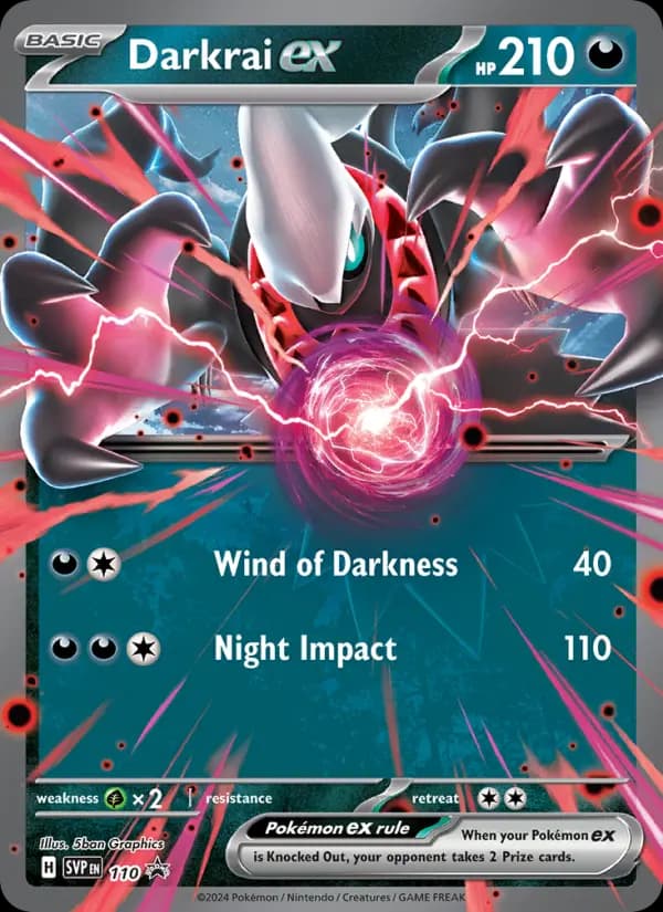 Darkrai ex #110 — Scarlet & Violet Promos