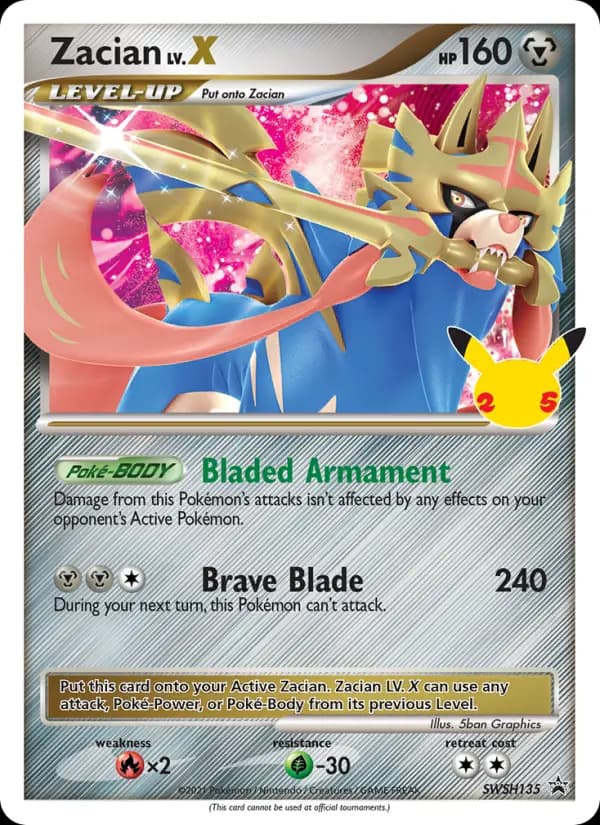 Zacian #SWSH135 — Sword & Shield Promos
