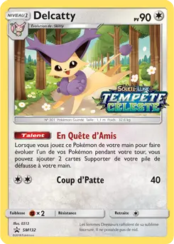 Carte Pokémon Delcatty #SM132 — Promos Soleil et Lune