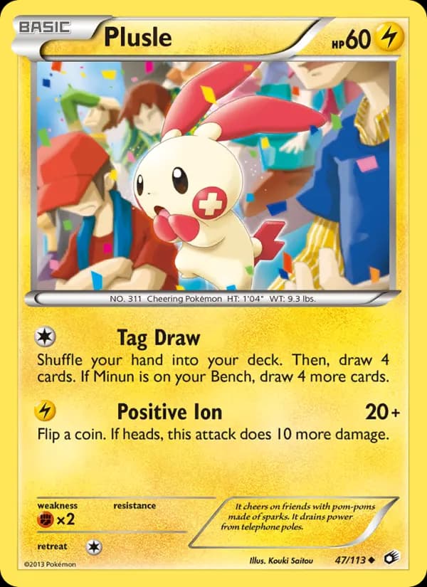 Plusle #47 — Legendary Treasures