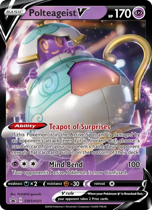 Polteageist V #SWSH021 — Sword & Shield Promos