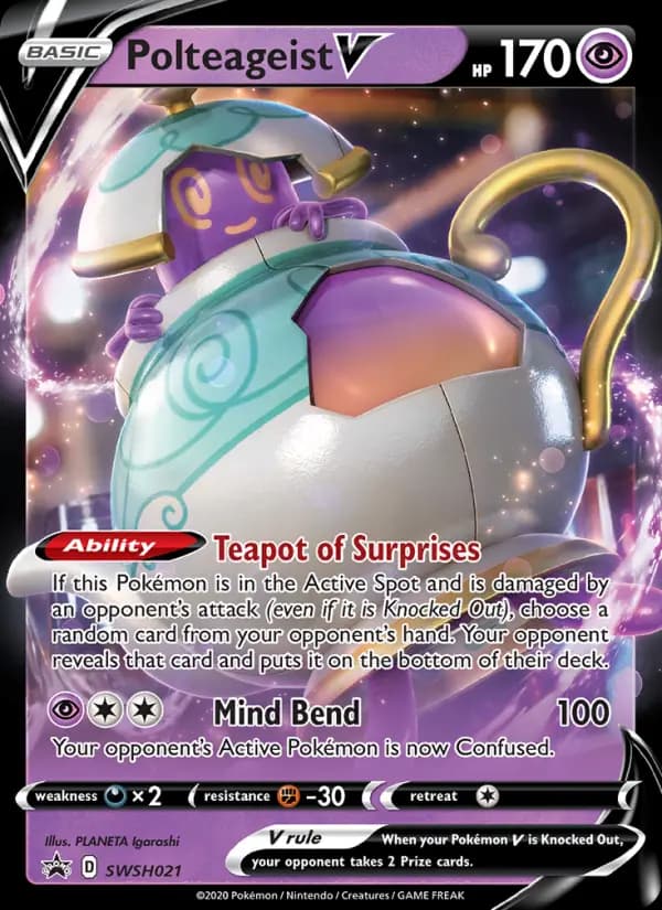 Polteageist V #SWSH021 — Sword & Shield Promos