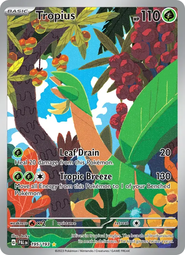 Tropius #195 — Paldea Evolved