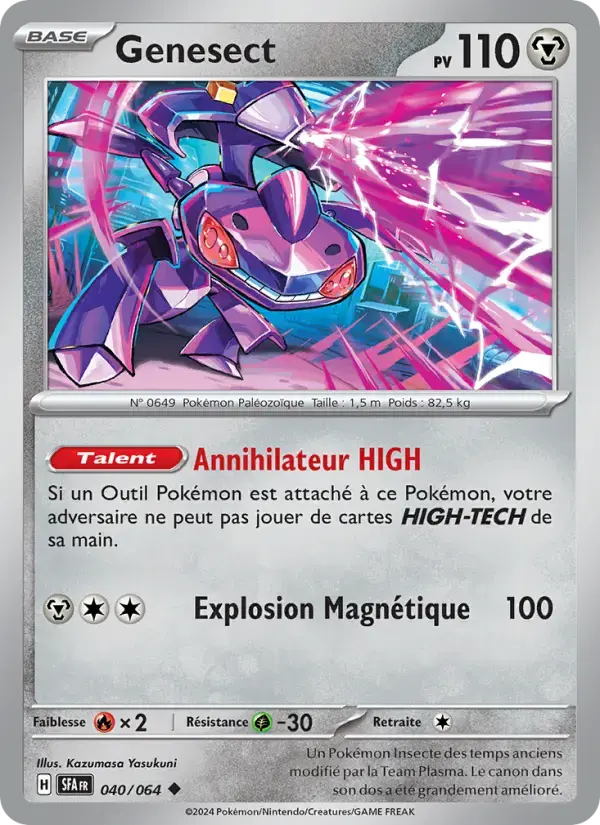 Carte Pokémon Genesect #040 — Fable Nébuleuse