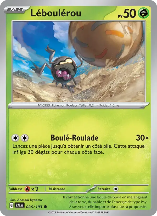 Carte Pokémon Léboulérou #026 — Évolutions à Paldea