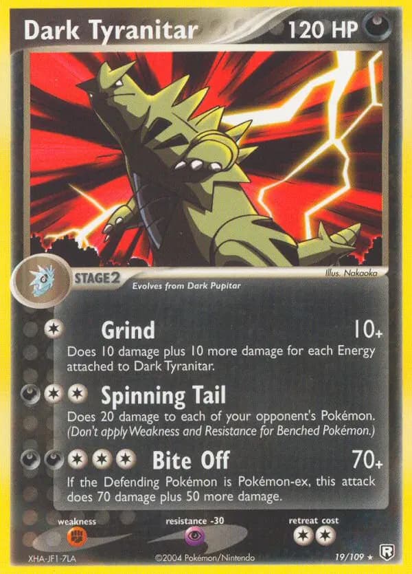 Dark Tyranitar #19 — EX Team Rocket Returns