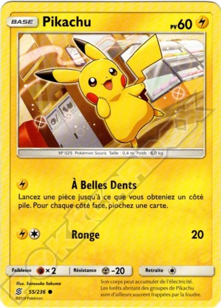Carte Pokémon Pikachu #55 — Harmonie des Esprits
