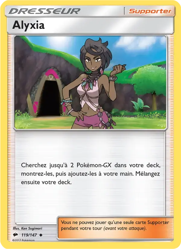 Carte Pokémon Alyxia #119 — Ombres Ardentes