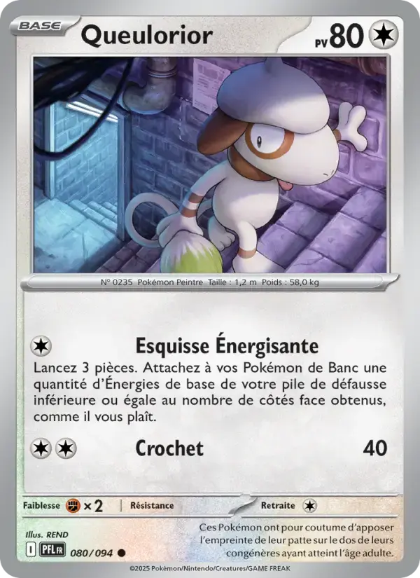 Carte Pokémon Queulorior #080 — Flammes Fantasmagoriques