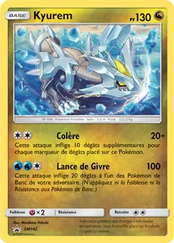 Carte Pokémon Kyurem #SM142 — Promos Soleil et Lune