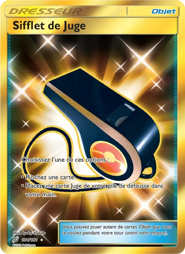Carte Pokémon Sifflet de Juge #194 — Duo de Choc