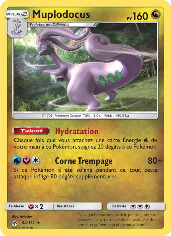 Carte Pokémon Muplodocus #94 — Lumière Interdite