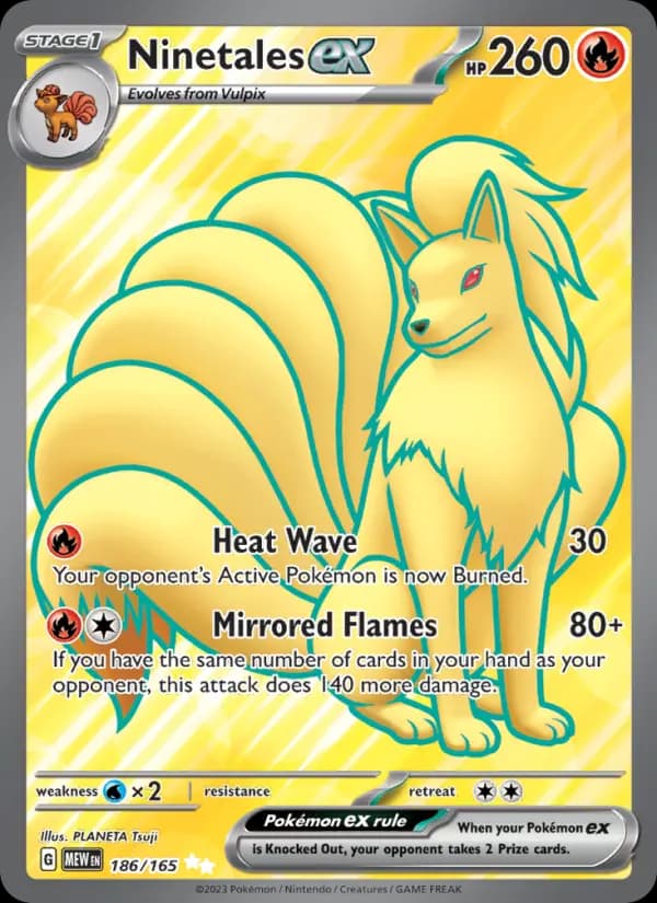 Ninetales ex #186 — 151