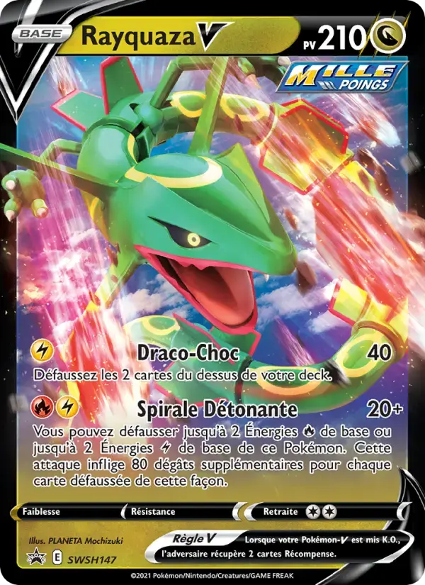 Carte Pokémon Rayquaza V #SWSH147 — Promos Épée et Bouclier