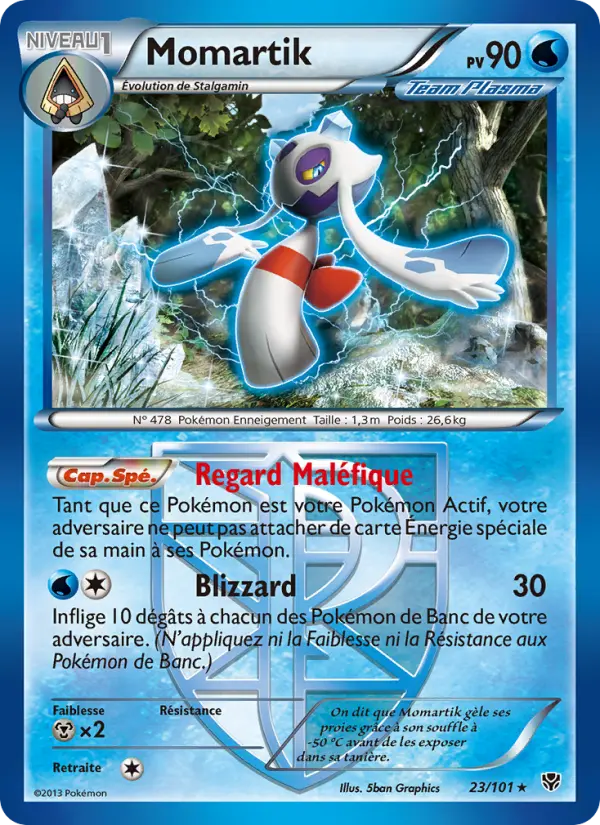 Carte Pokémon Momartik #23 — Explosion Plasma