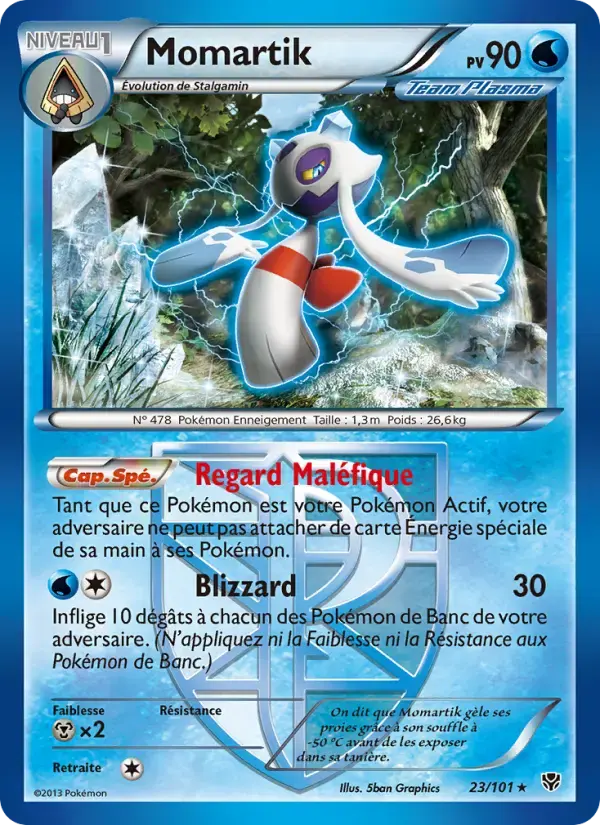 Carte Pokémon Momartik #23 — Explosion Plasma