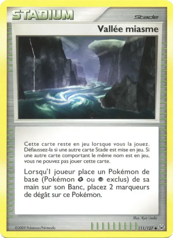 Carte Pokémon Vallée miasme #111 — Platine
