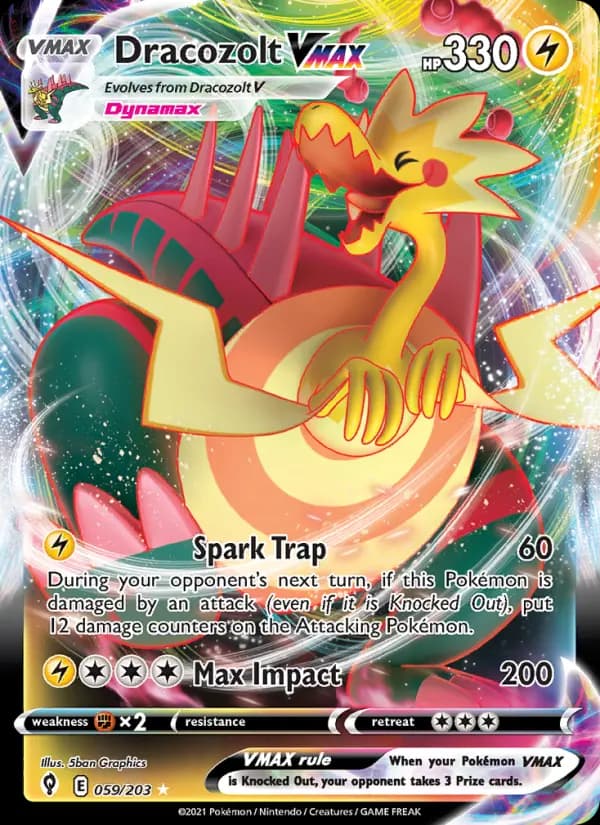 Dracozolt VMAX #59 — Evolving Skies