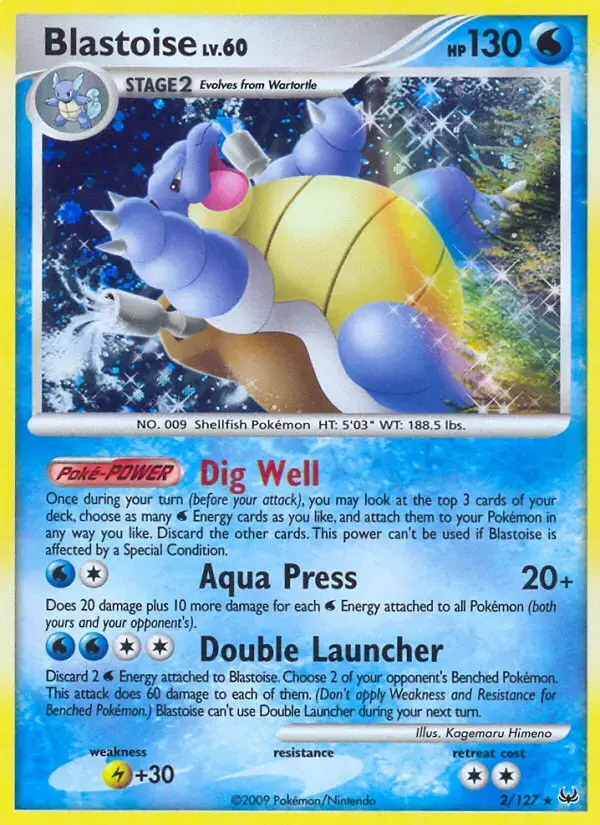 Blastoise #2 — Platinum