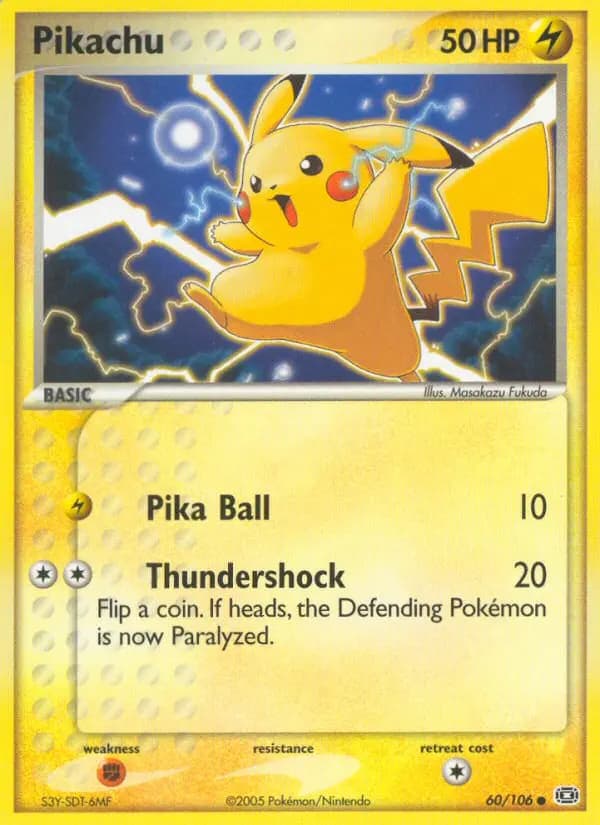 Pikachu #60 — Emerald