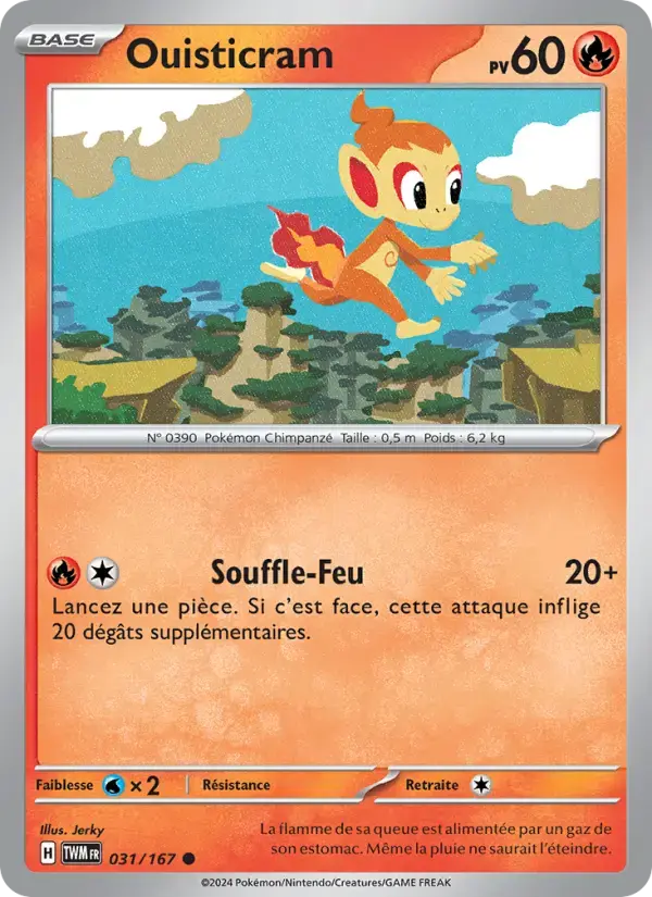 Carte Pokémon Ouisticram #031 — Mascarade Crépusculaire