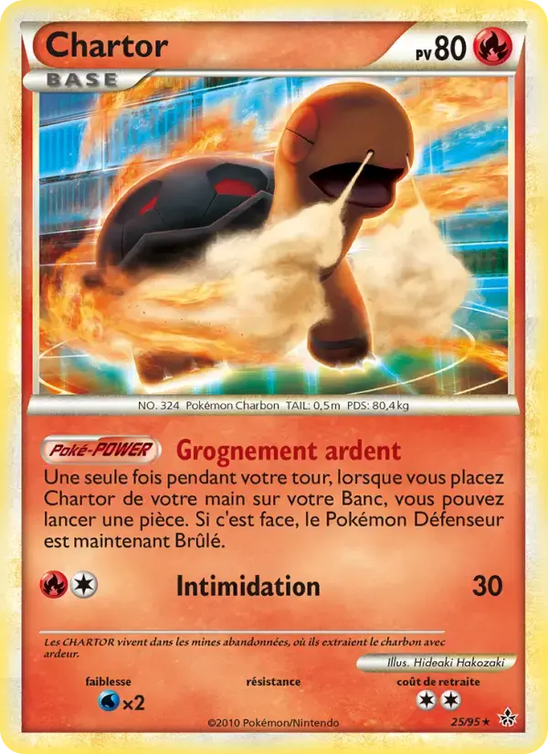 Carte Pokémon Chartor #25 — Déchaînement