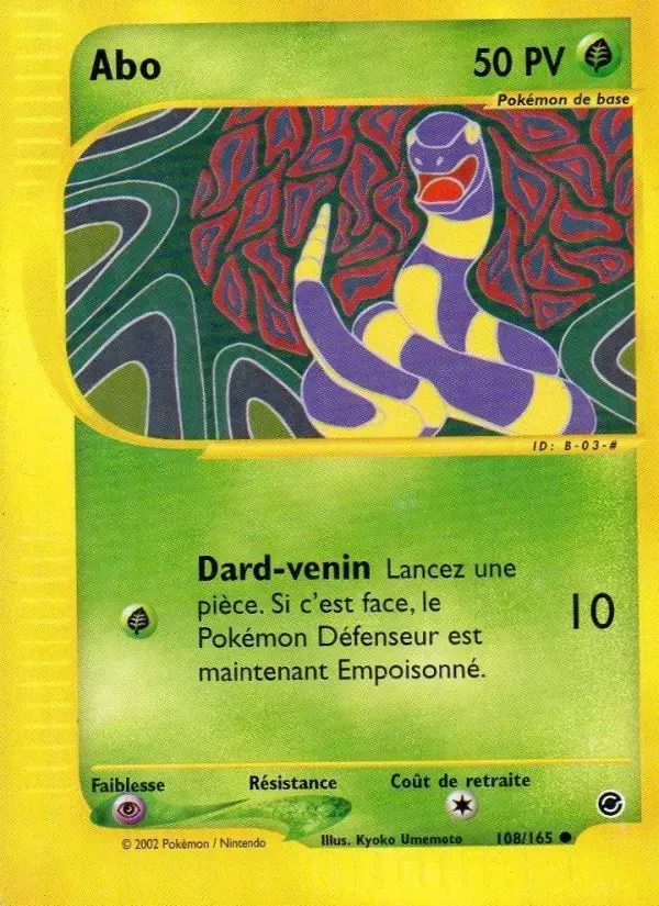 Carte Pokémon Abo #108 — Expédition