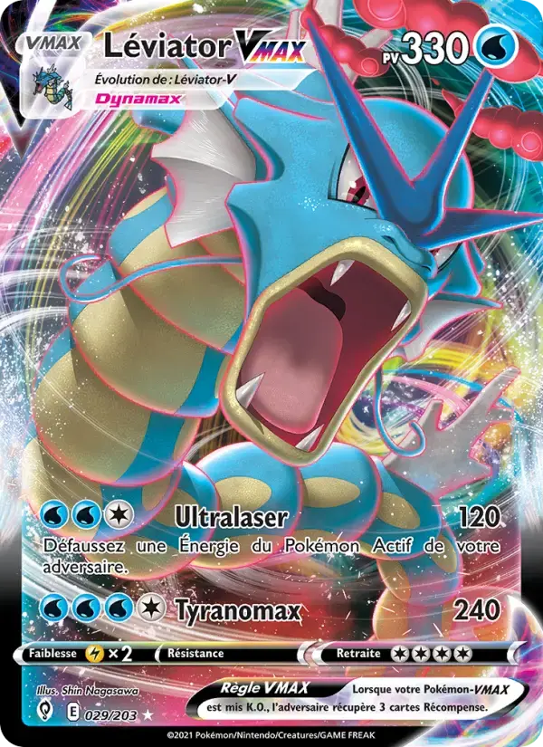 Carte Pokémon Léviator VMAX #29 — Évolution Céleste